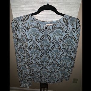 Tory Burch printed long sleeved blouse